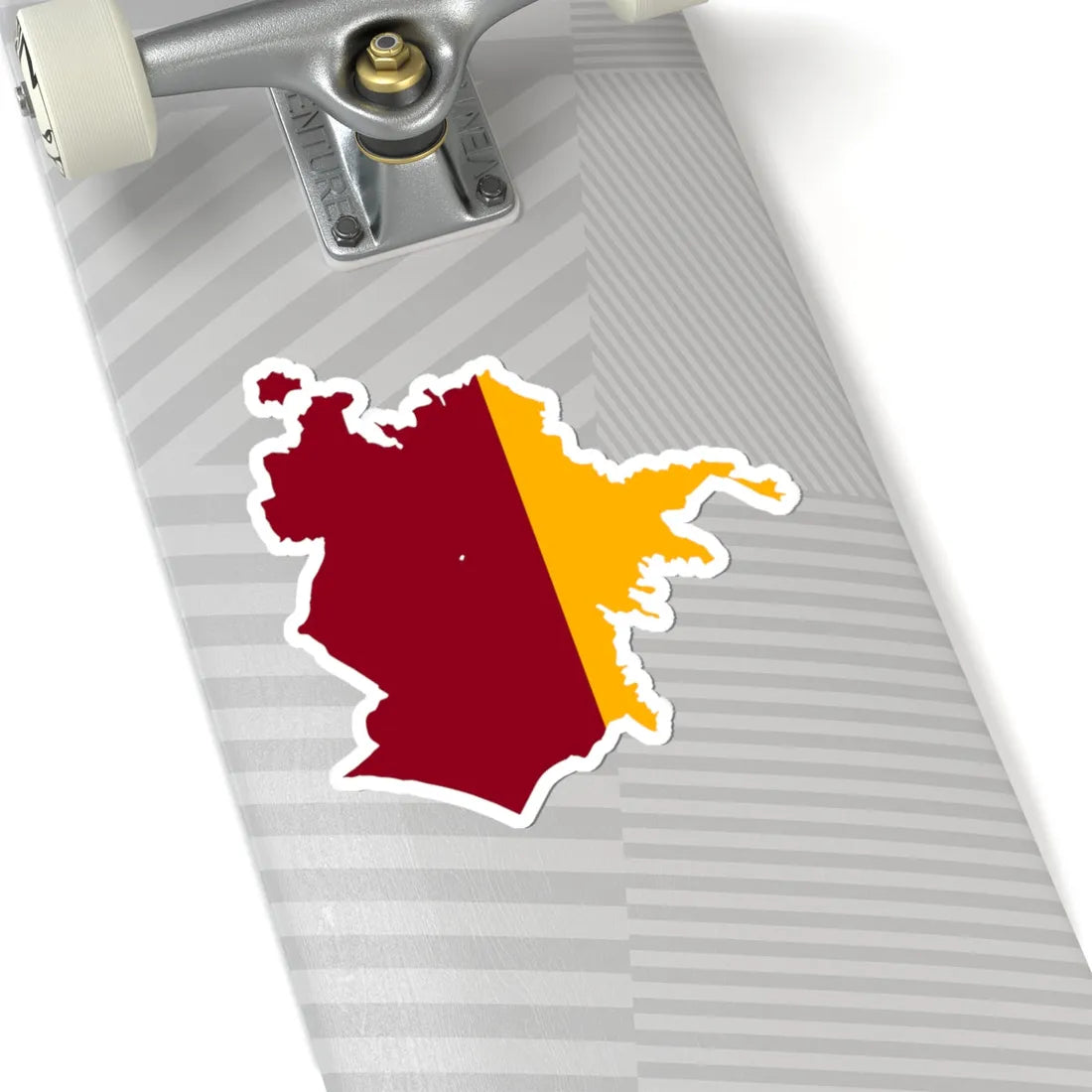 Flag-map of Rome (Italy) STICKER Vinyl Kiss-Cut Decal - The Sticker Space