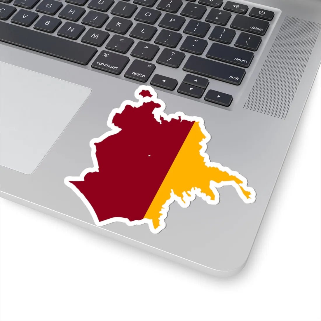 Flag-map of Rome (Italy) STICKER Vinyl Kiss-Cut Decal - The Sticker Space