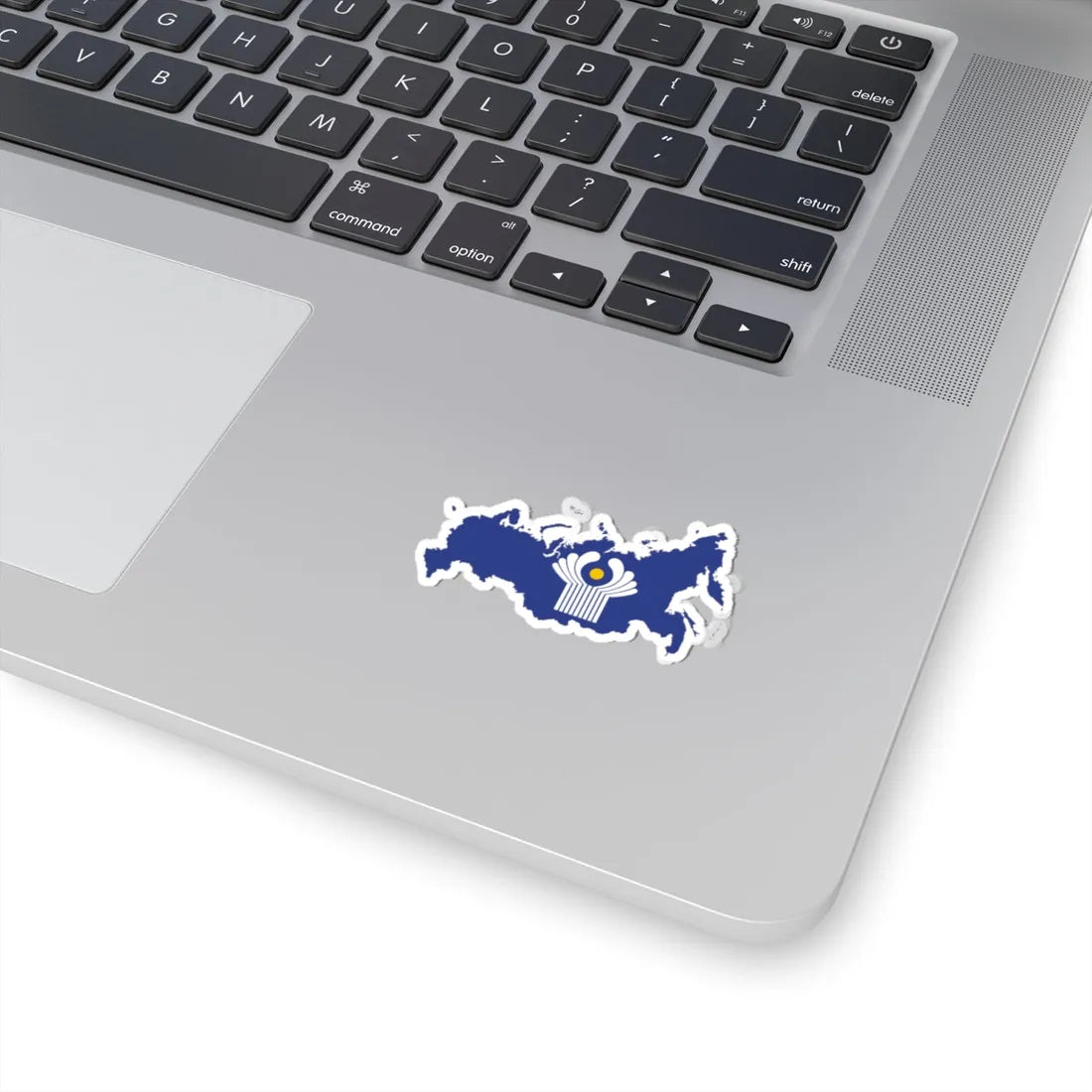 Flag-map of Russia CIS (Russia) STICKER Vinyl Kiss-Cut Decal - The Sticker Space