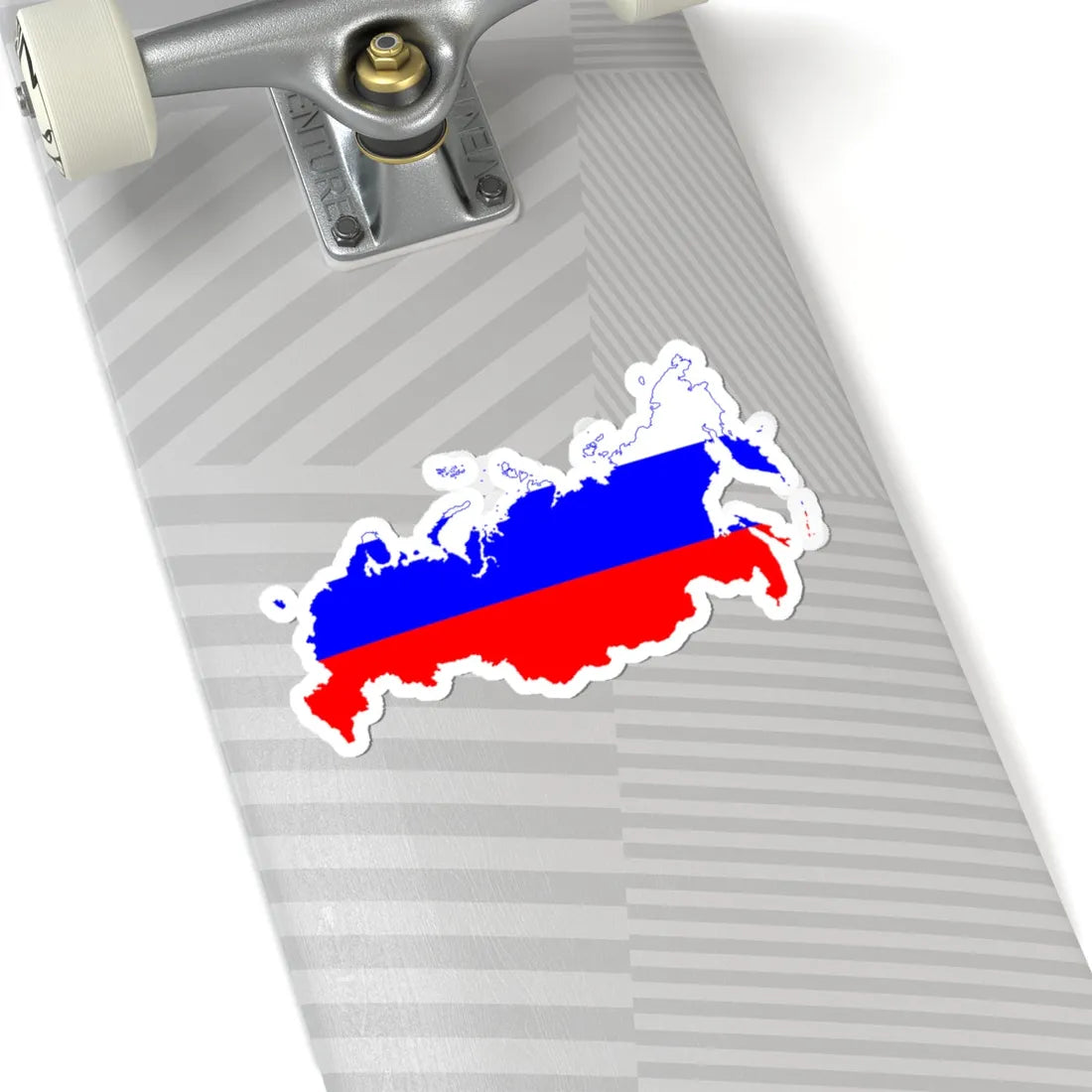Flag-map of Russia-edit (Russia) STICKER Vinyl Kiss-Cut Decal - The Sticker Space