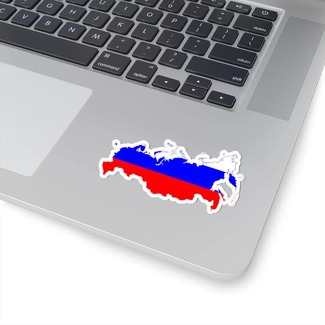 Flag-map of Russia-edit (Russia) STICKER Vinyl Kiss-Cut Decal - The Sticker Space