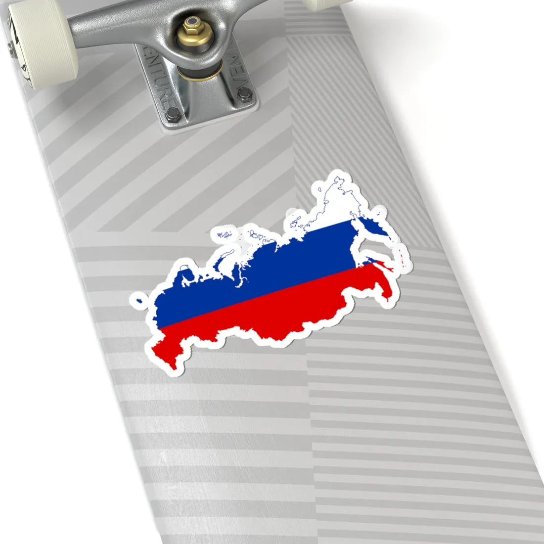 Flag-map of Russia (Russia) STICKER Vinyl Kiss-Cut Decal - The Sticker Space
