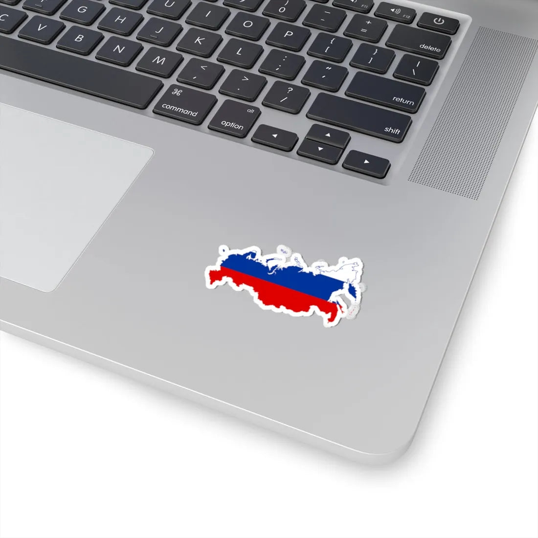 Flag-map of Russia (Russia) STICKER Vinyl Kiss-Cut Decal - The Sticker Space