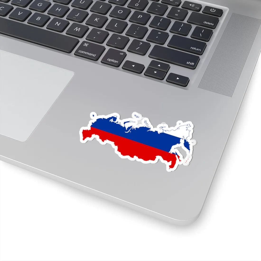 Flag-map of Russia (Russia) STICKER Vinyl Kiss-Cut Decal - The Sticker Space