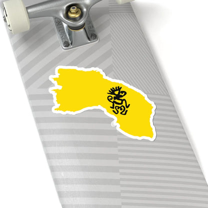 Flag map of Salento Variant (Italy) STICKER Vinyl Kiss-Cut Decal - The Sticker Space