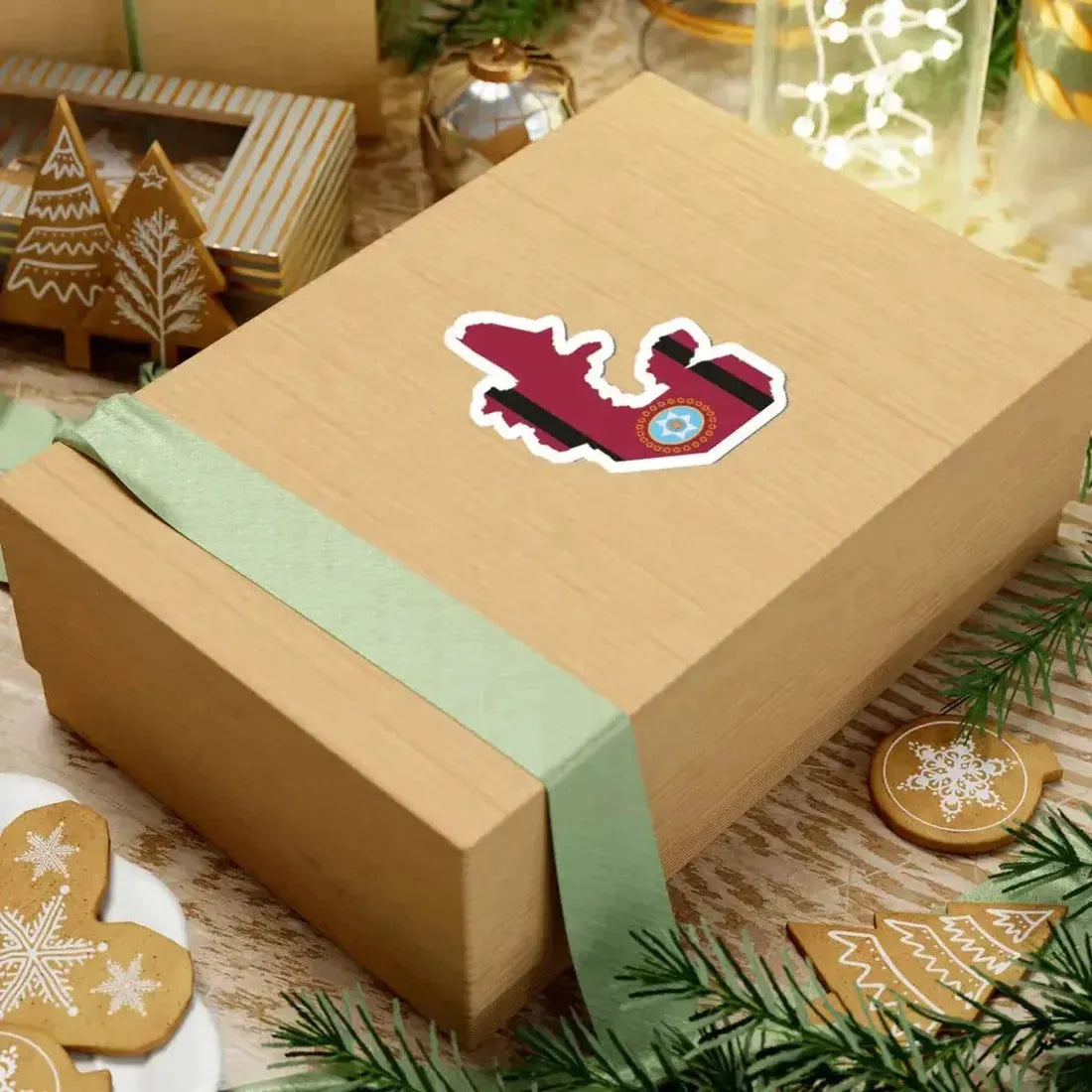 Flag-map of Salta Province (Argentina) STICKER Vinyl Kiss-Cut Decal - The Sticker Space