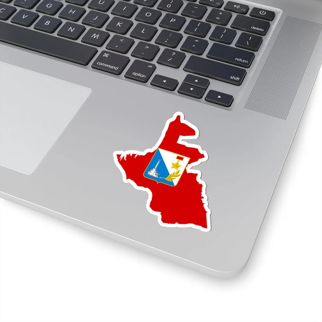 Flag-map of Sevastopol (Russia) STICKER Vinyl Kiss-Cut Decal - The Sticker Space