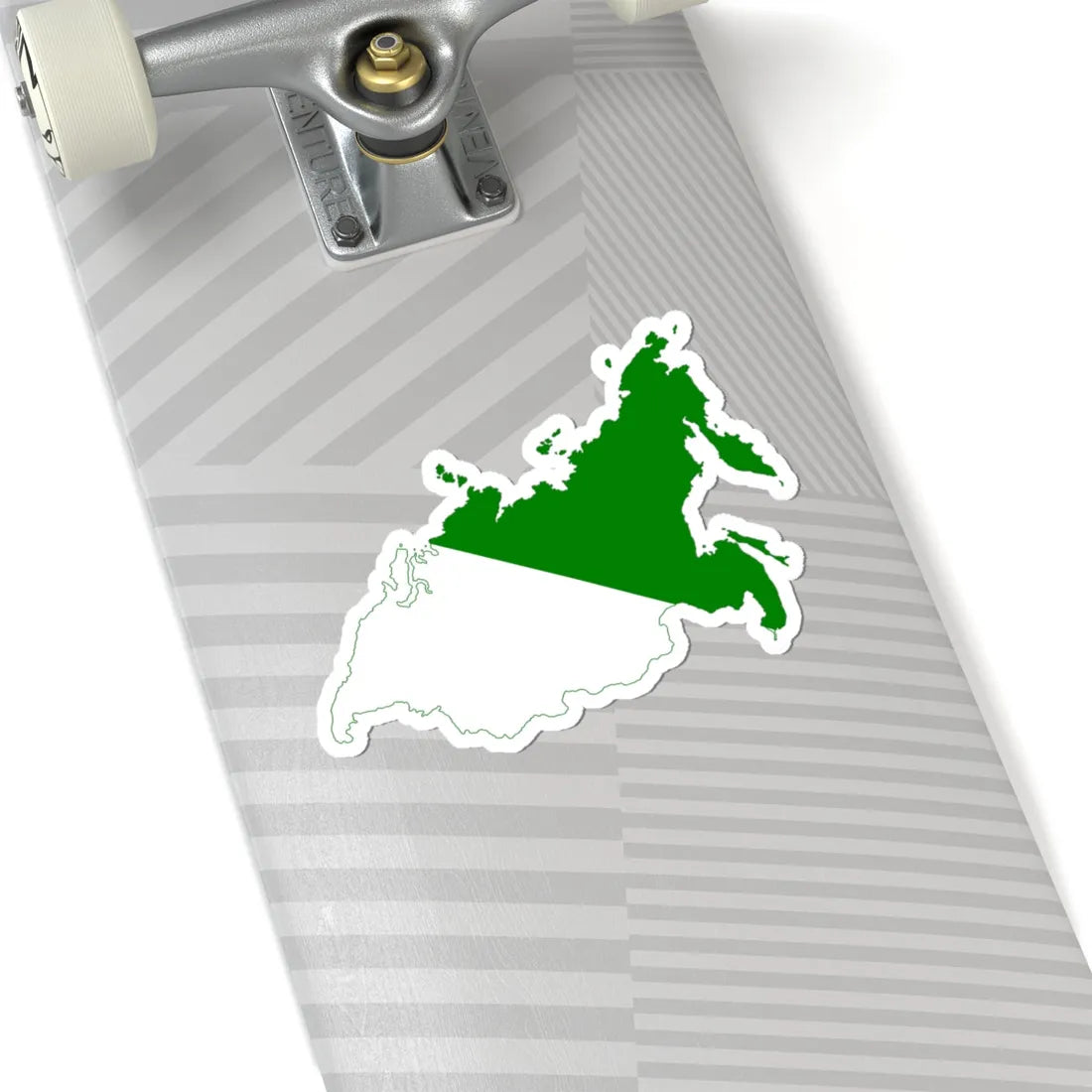 Flag map of Siberia (Russia) STICKER Vinyl Kiss-Cut Decal - The Sticker Space