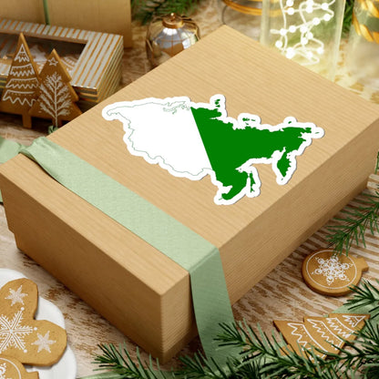 Flag map of Siberia (Russia) STICKER Vinyl Kiss-Cut Decal - The Sticker Space