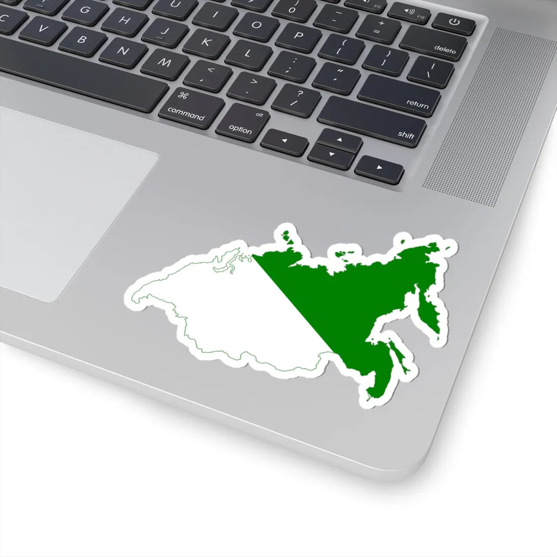 Flag map of Siberia (Russia) STICKER Vinyl Kiss-Cut Decal - The Sticker Space