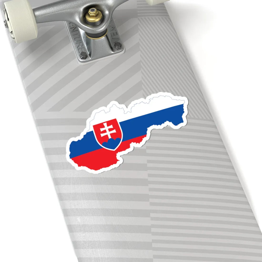 Flag Map Of Slovakia (Slovakia) STICKER Vinyl Kiss-Cut Decal - The Sticker Space