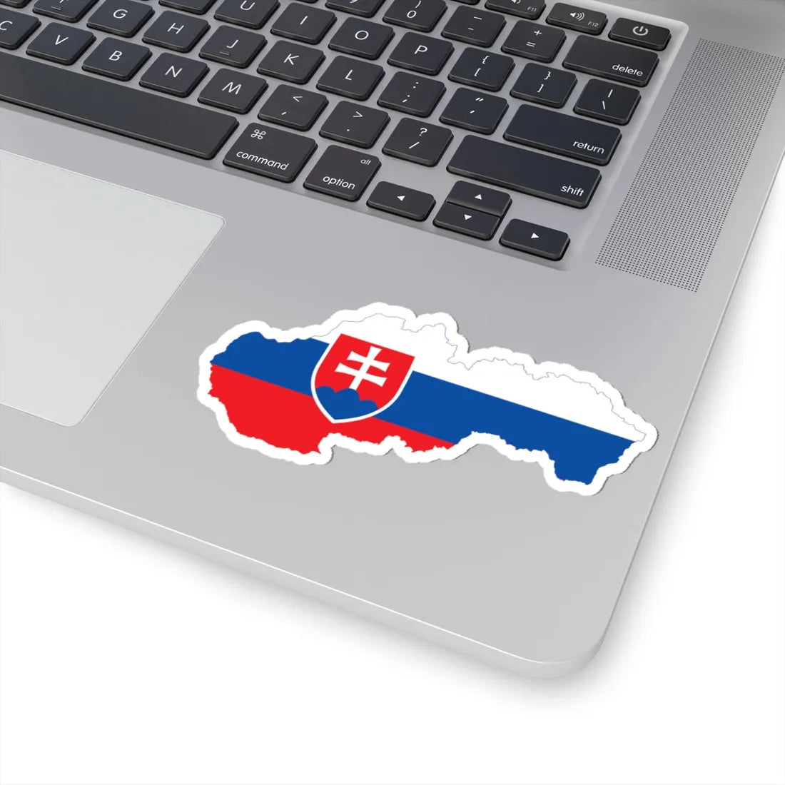 Flag Map Of Slovakia (Slovakia) STICKER Vinyl Kiss-Cut Decal - The Sticker Space