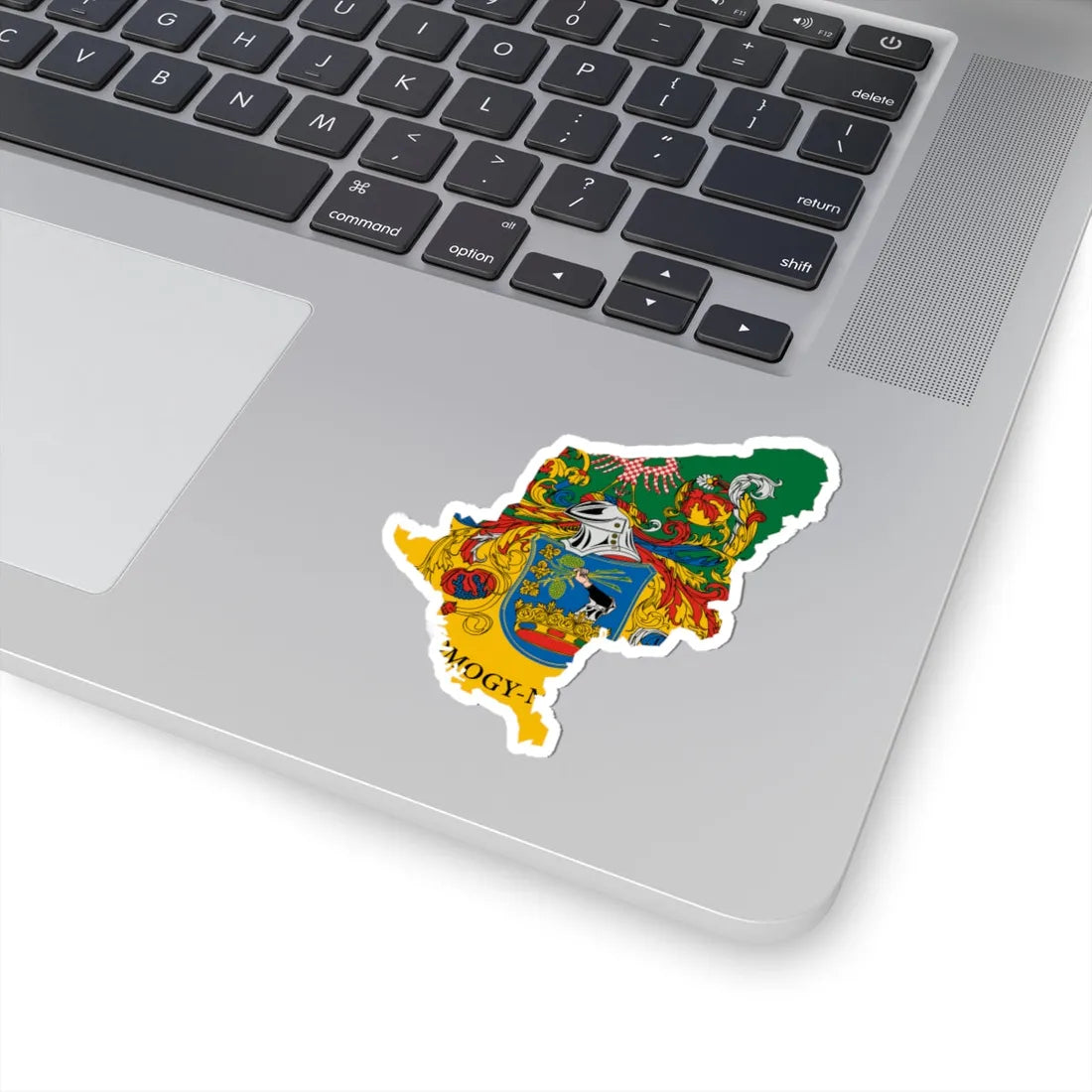 Flag-map of Somogy County (Hungary) STICKER Vinyl Kiss-Cut Decal - The Sticker Space