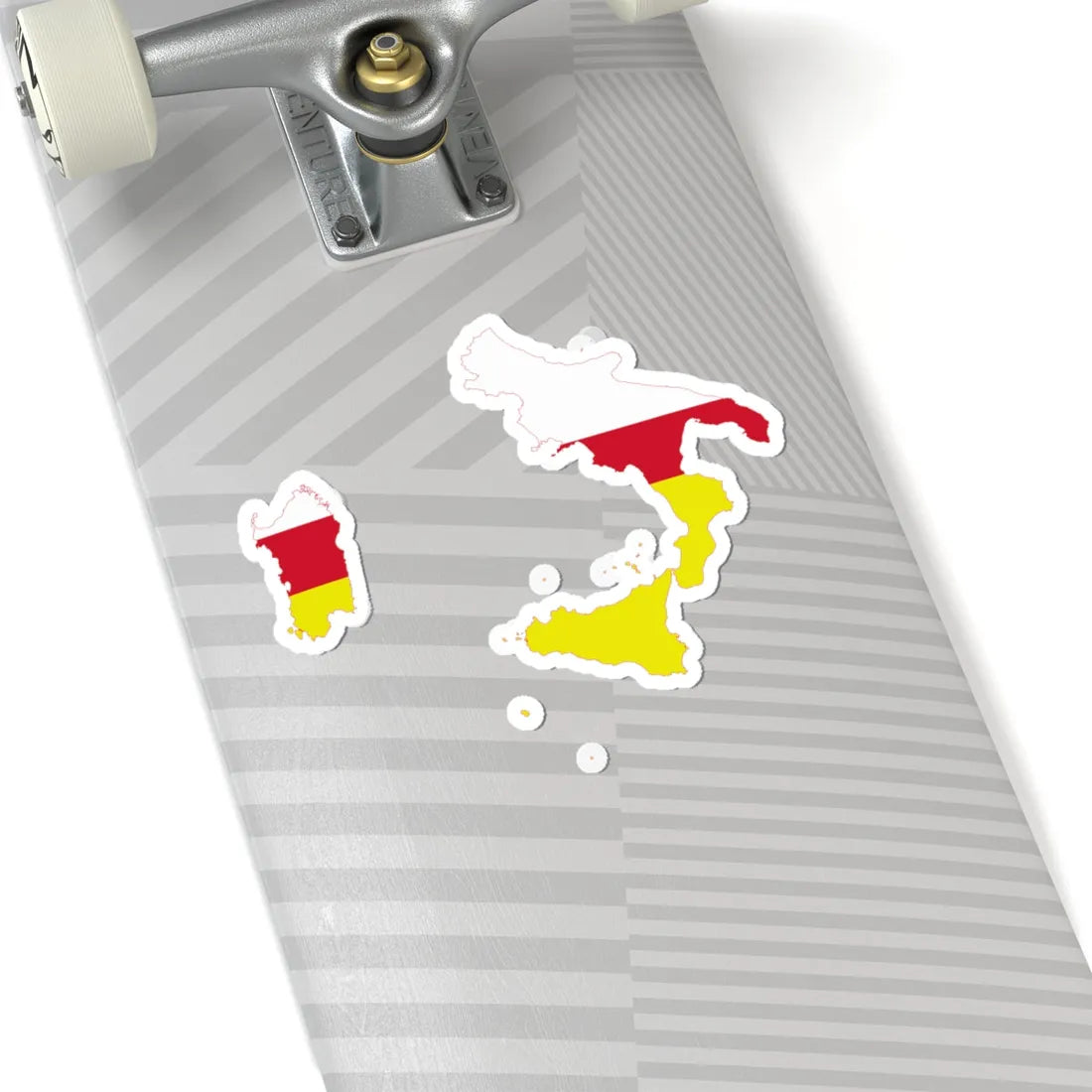Flag map of Southern Italy (Italy) STICKER Vinyl Kiss-Cut Decal - The Sticker Space