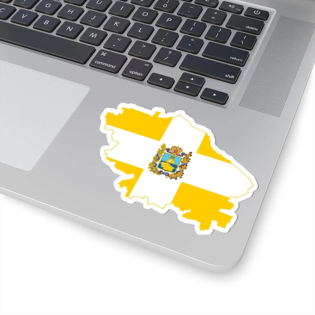 Flag map of Stavropol Krai (Russia) STICKER Vinyl Kiss-Cut Decal - The Sticker Space