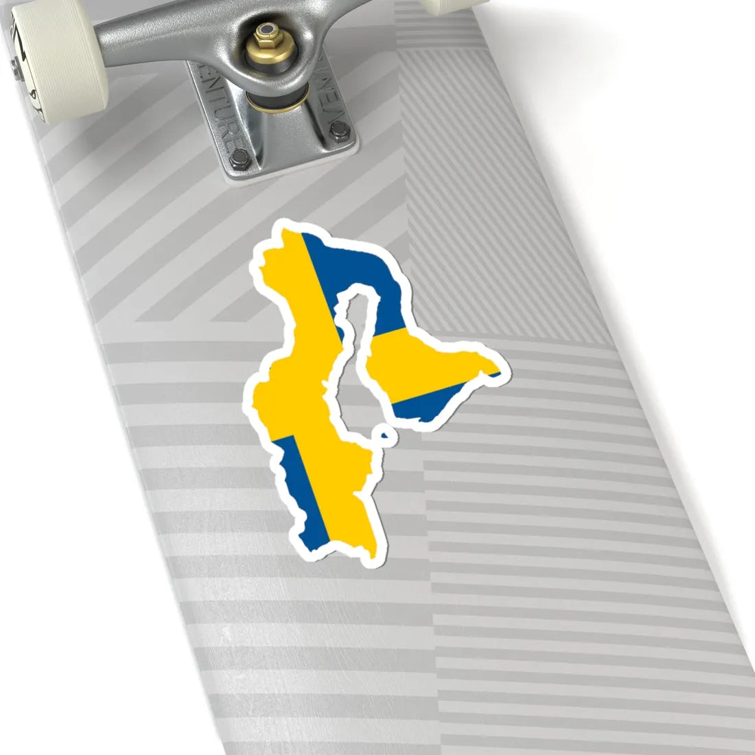 Flag-map of Sweden 1560 (Sweden) STICKER Vinyl Kiss-Cut Decal - The Sticker Space