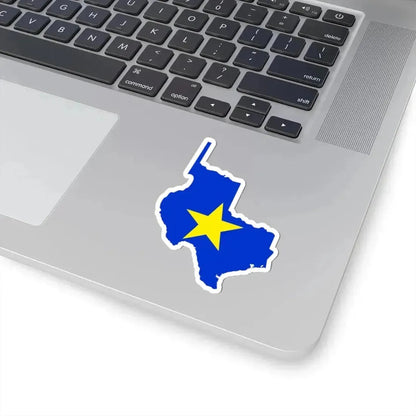 Flag-map of Texas 1836-1839 (United States) STICKER Vinyl Kiss-Cut Decal - The Sticker Space