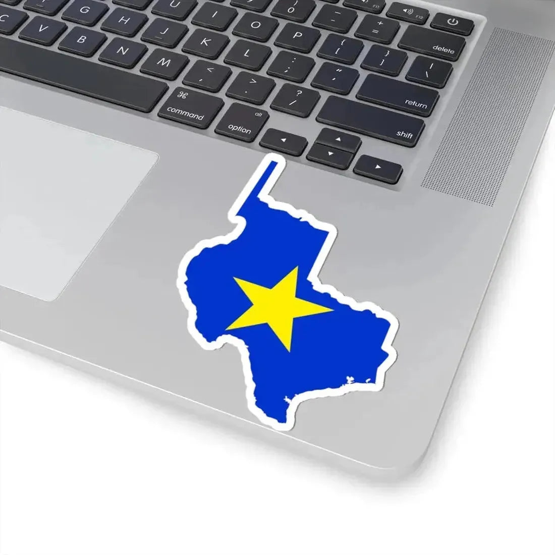 Flag-map of Texas 1836-1839 (United States) STICKER Vinyl Kiss-Cut Decal - The Sticker Space