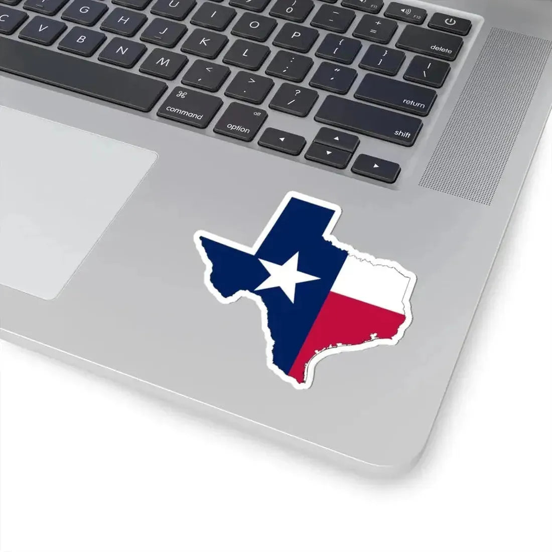 Flag-map of Texas (United States) STICKER Vinyl Kiss-Cut Decal - The Sticker Space