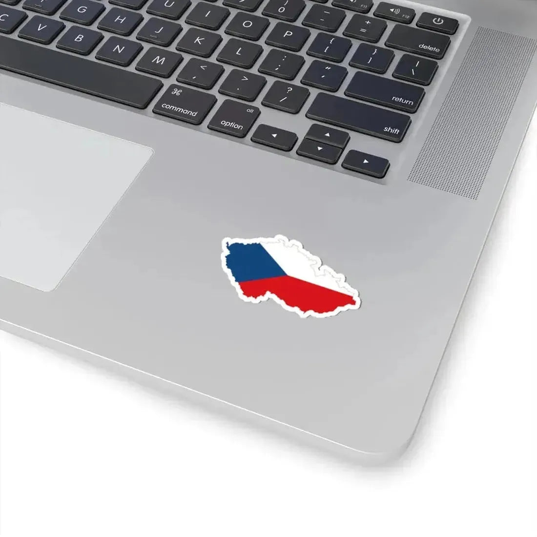 Flag-map of the Czech Republic (Czech Republic) STICKER Vinyl Kiss-Cut Decal - The Sticker Space