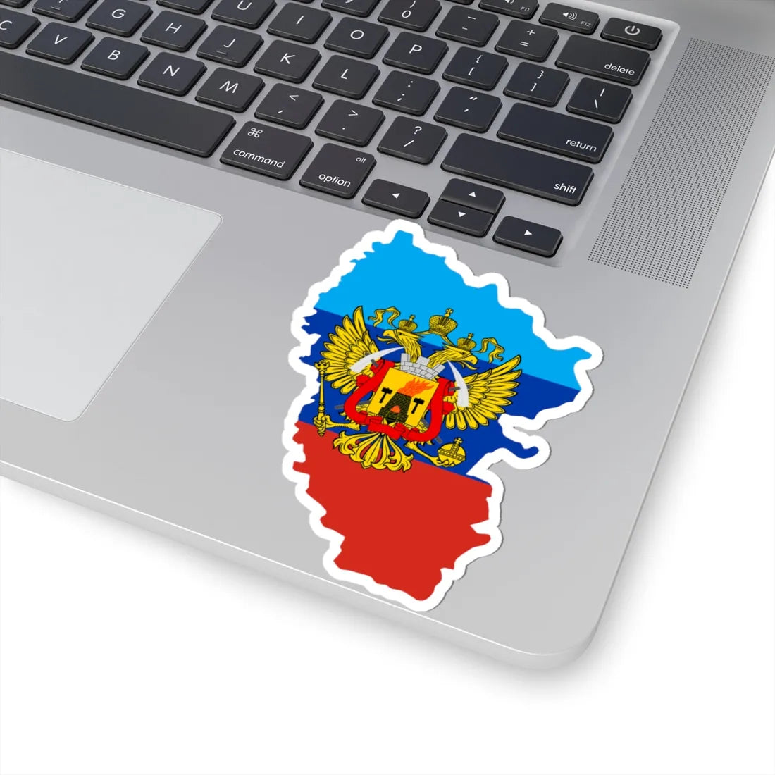 Flag-map of the Lugansk Peoples Republic (Ukraine) STICKER Vinyl Kiss-Cut Decal - The Sticker Space