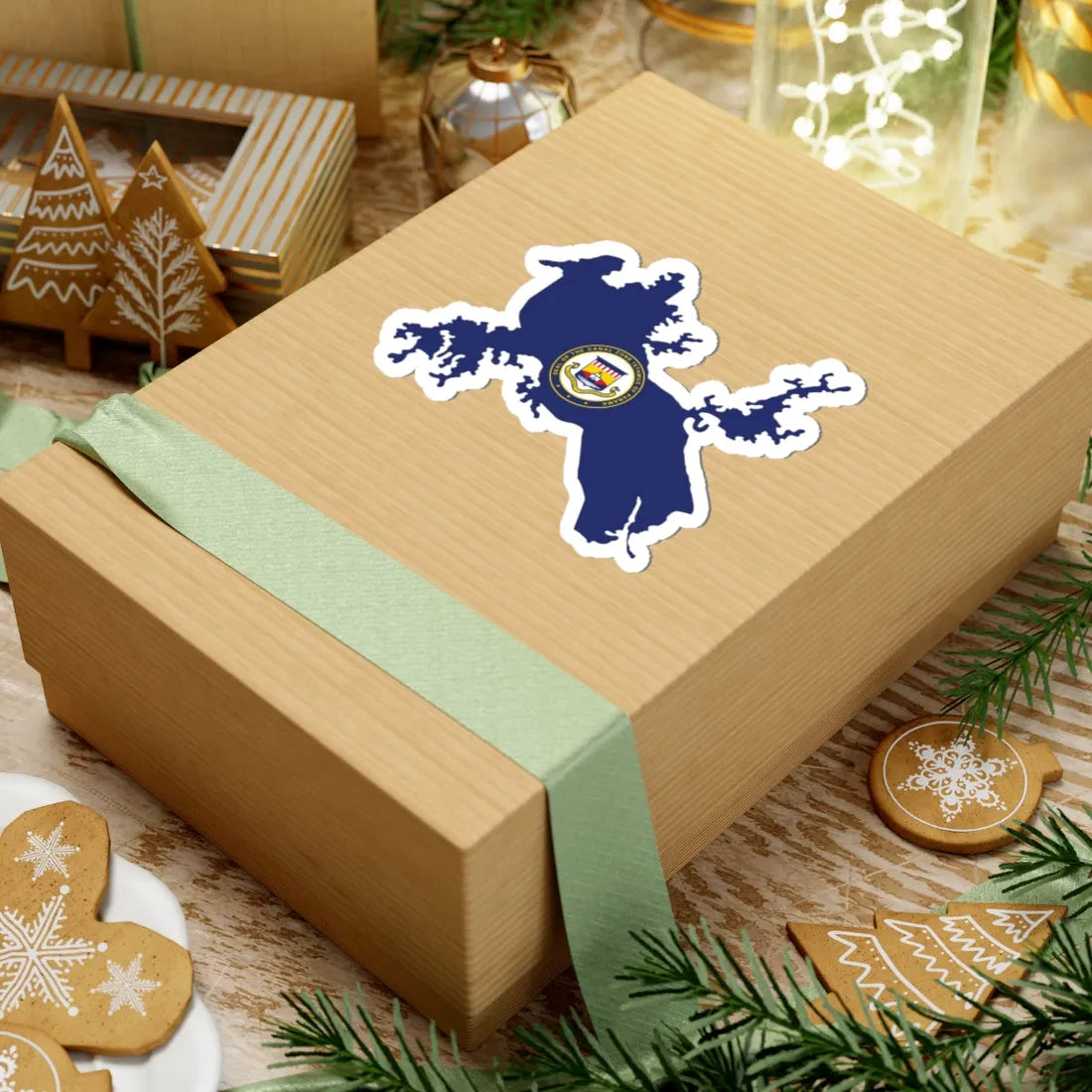 Flag Map of the Panama Canal Zone 1903-1979 (Panama) STICKER Vinyl Kiss-Cut Decal - The Sticker Space