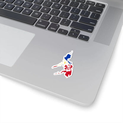 Flag map of the Philippines (Philippines) STICKER Vinyl Kiss-Cut Decal - The Sticker Space