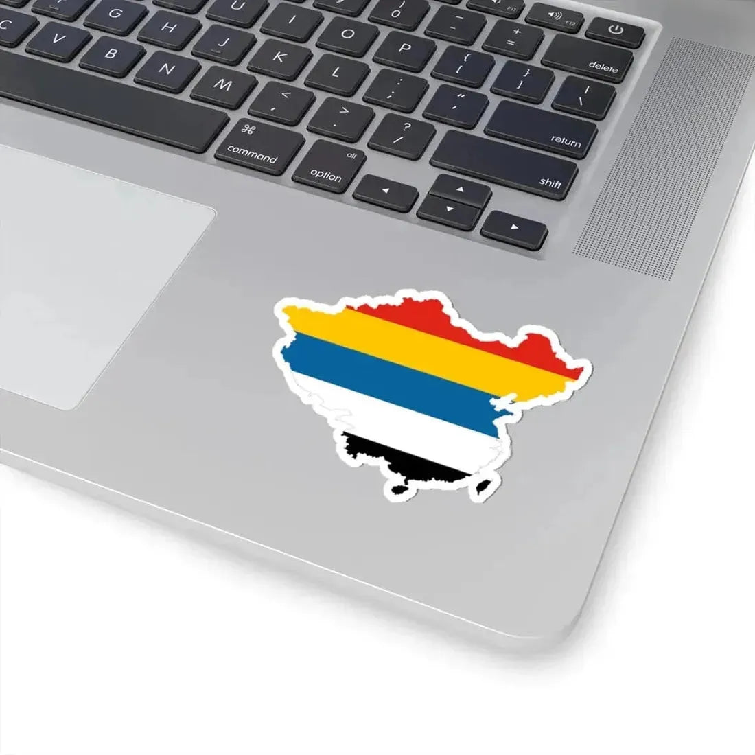 Flag map of the Republic of China Beiyang Government (China) STICKER Vinyl Kiss-Cut Decal - The Sticker Space