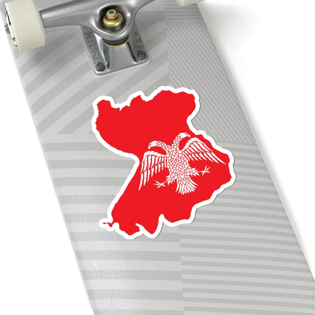 Flag-map of the Serbian Despotate (Serbia) STICKER Vinyl Kiss-Cut Decal - The Sticker Space