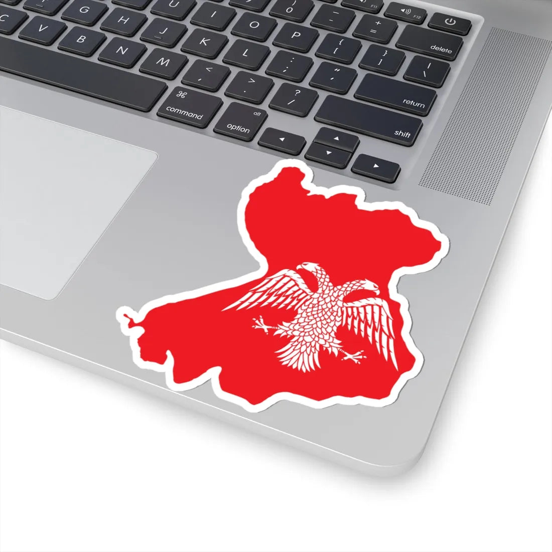 Flag-map of the Serbian Despotate (Serbia) STICKER Vinyl Kiss-Cut Decal - The Sticker Space