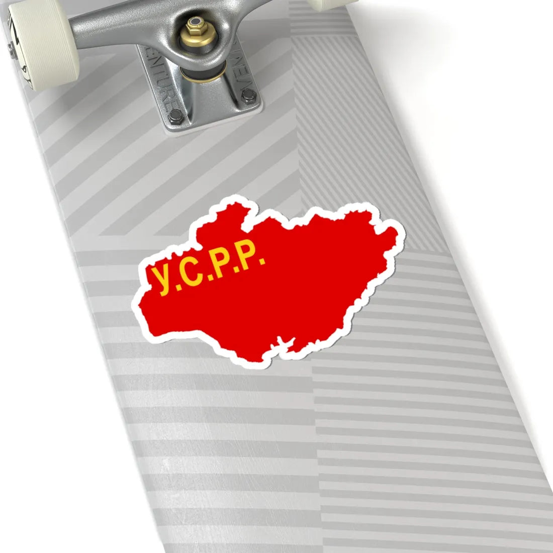 Flag map of the Ukrainian SSR 1927-1937 (Ukraine) STICKER Vinyl Kiss-Cut Decal - The Sticker Space