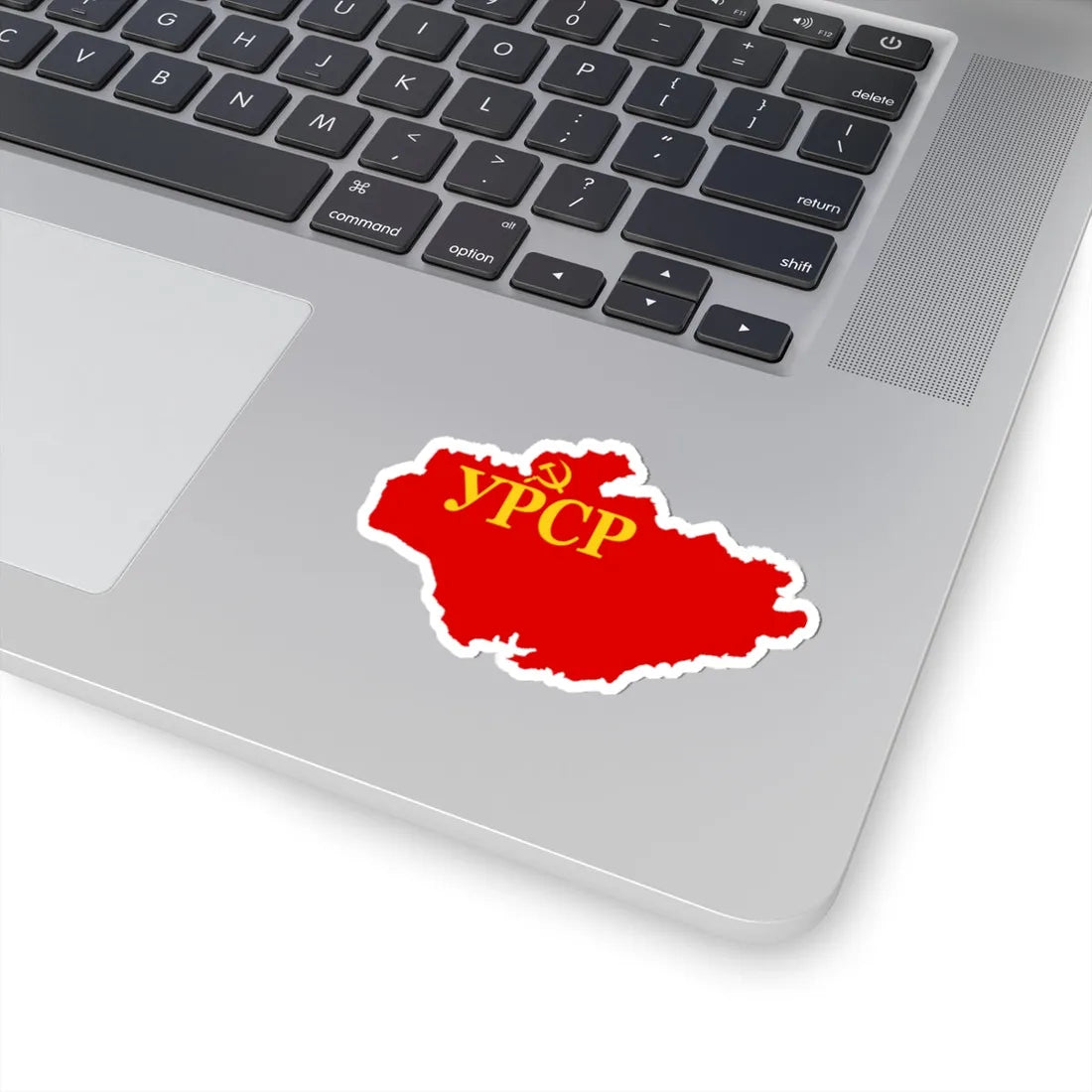 Flag map of the Ukrainian SSR 1937-1939 (Ukraine) STICKER Vinyl Kiss-Cut Decal - The Sticker Space