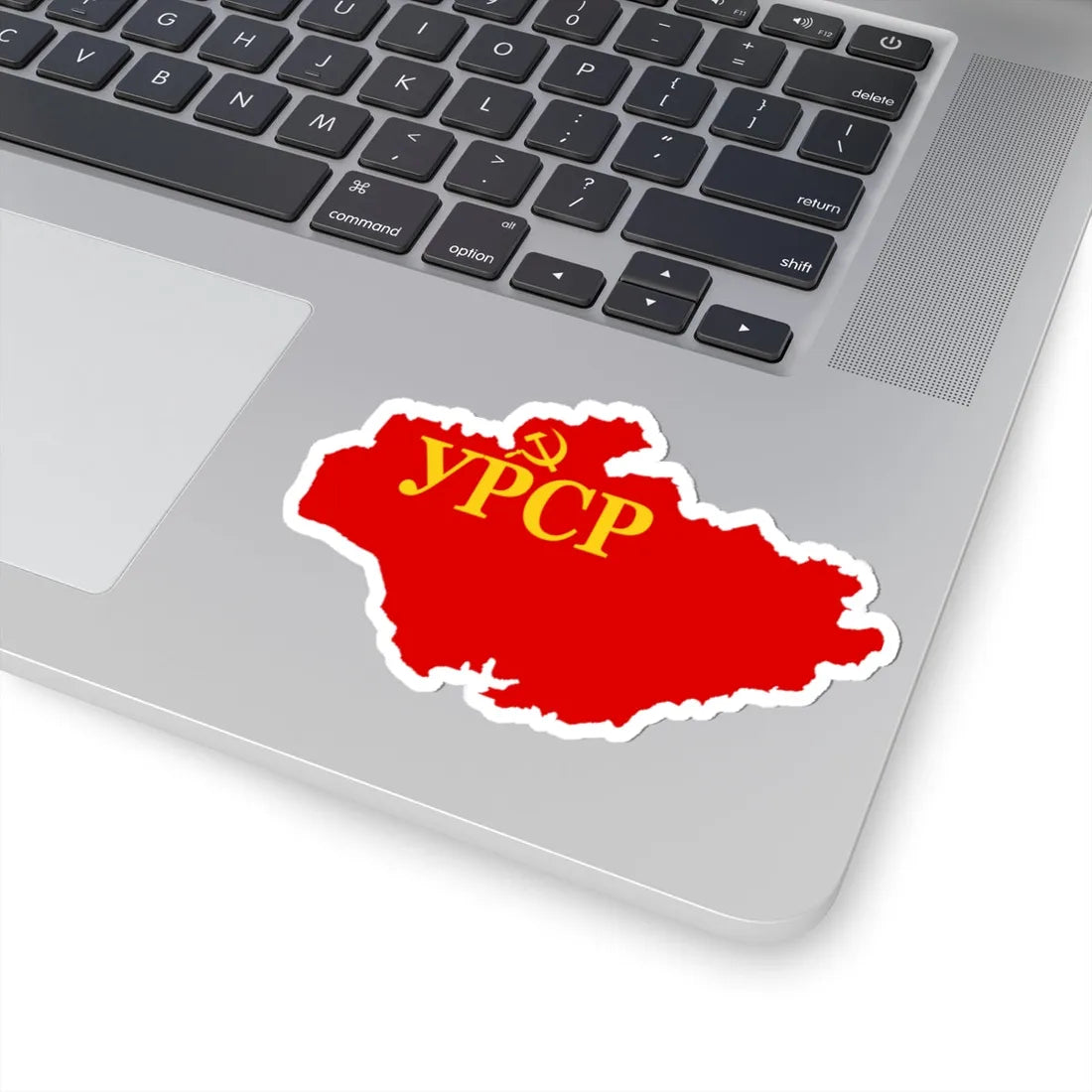 Flag map of the Ukrainian SSR 1937-1939 (Ukraine) STICKER Vinyl Kiss-Cut Decal - The Sticker Space