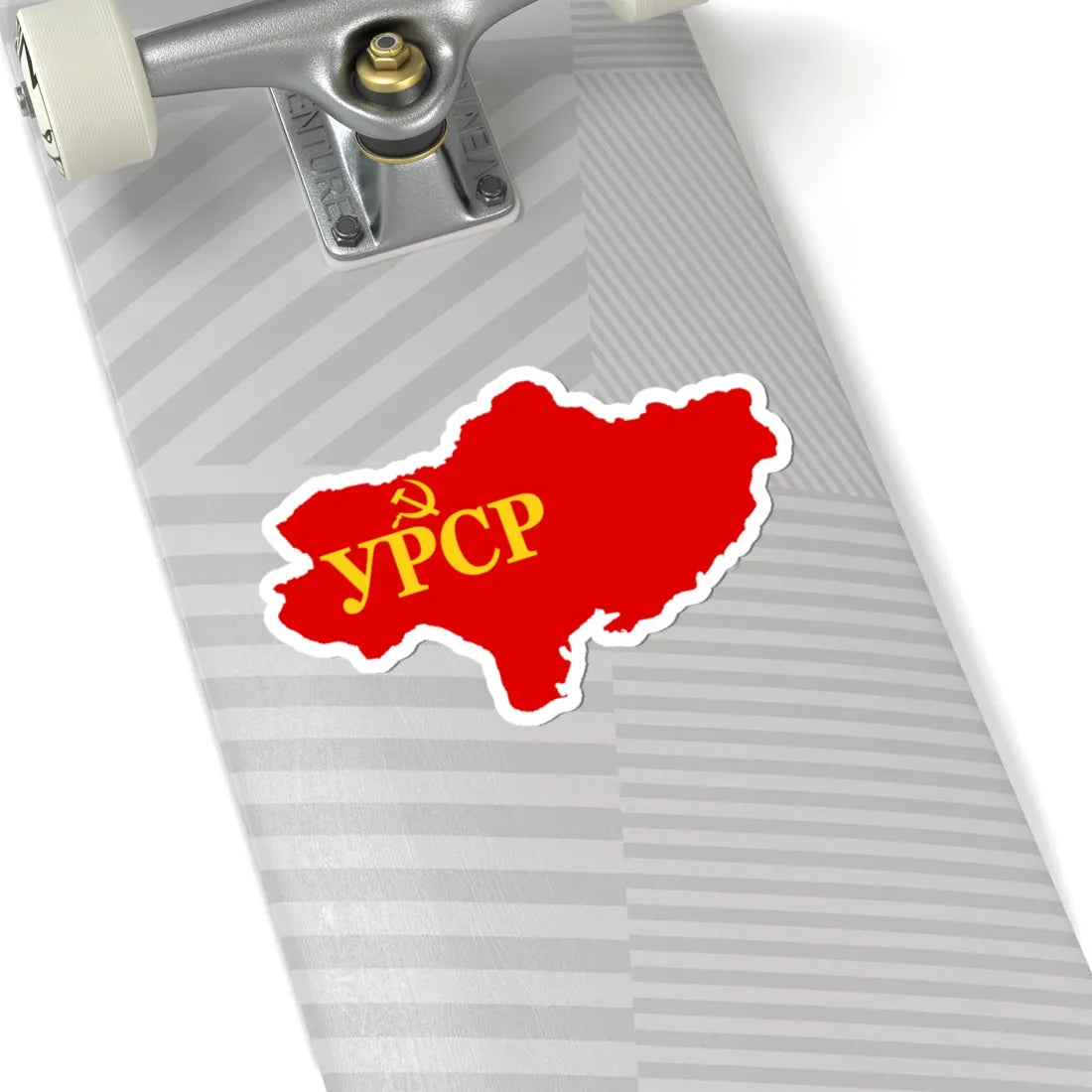 Flag map of the Ukrainian SSR 1939-1941 (Ukraine) STICKER Vinyl Kiss-Cut Decal - The Sticker Space