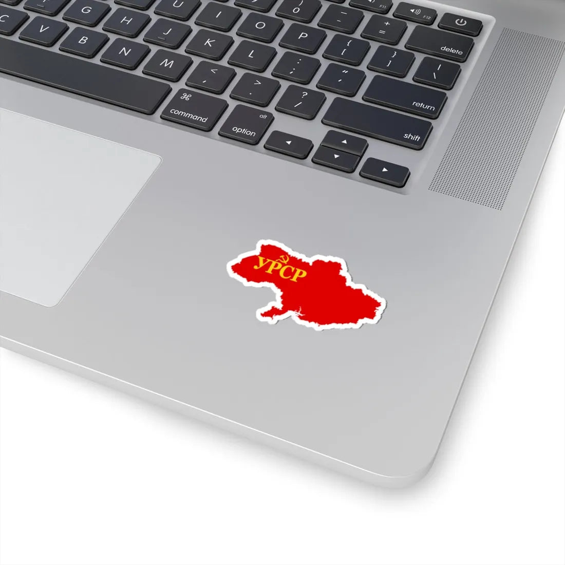 Flag map of the Ukrainian SSR 1945-1949 (Ukraine) STICKER Vinyl Kiss-Cut Decal - The Sticker Space