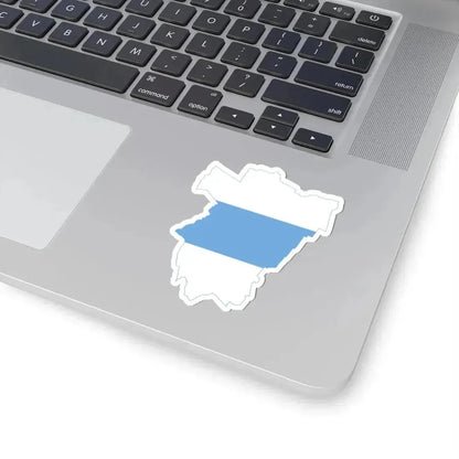 Flag-map of Tucuman Province (Argentina) STICKER Vinyl Kiss-Cut Decal - The Sticker Space