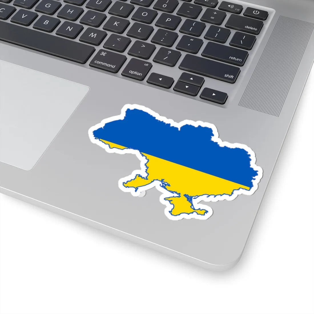 Flag map of Ukraine Belgorod (Ukraine) STICKER Vinyl Kiss-Cut Decal - The Sticker Space