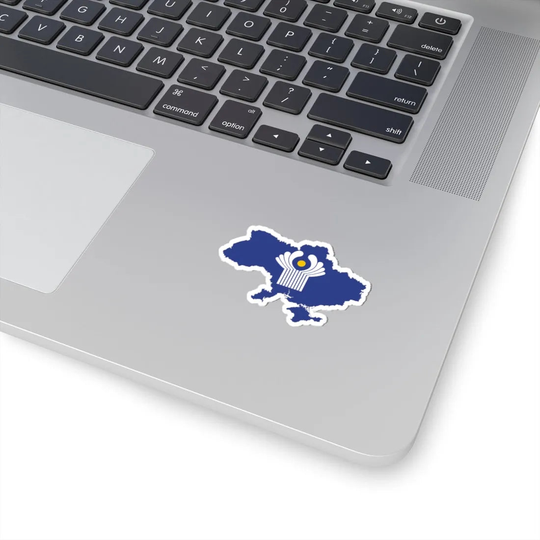 Flag-map of Ukraine CIS de facto (Ukraine) STICKER Vinyl Kiss-Cut Decal - The Sticker Space
