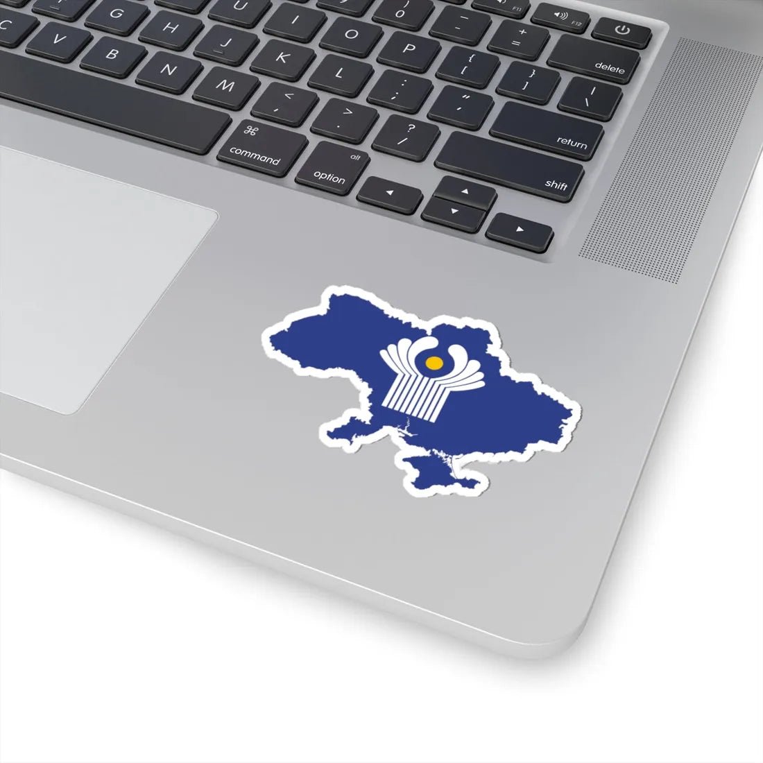 Flag-map of Ukraine CIS de facto (Ukraine) STICKER Vinyl Kiss-Cut Decal - The Sticker Space