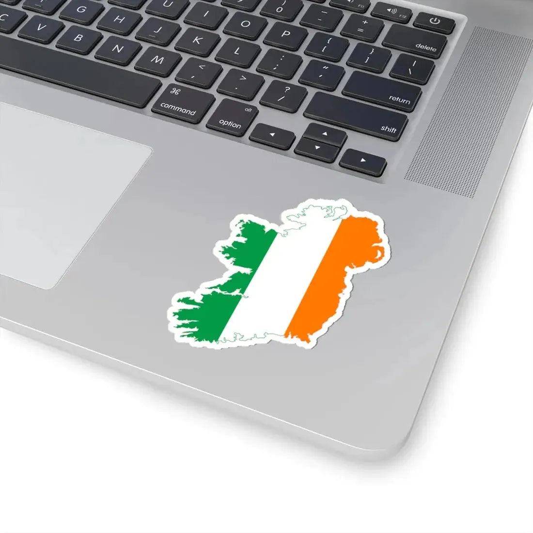 Flag-map of United Ireland (Ireland) STICKER Vinyl Kiss-Cut Decal - The Sticker Space