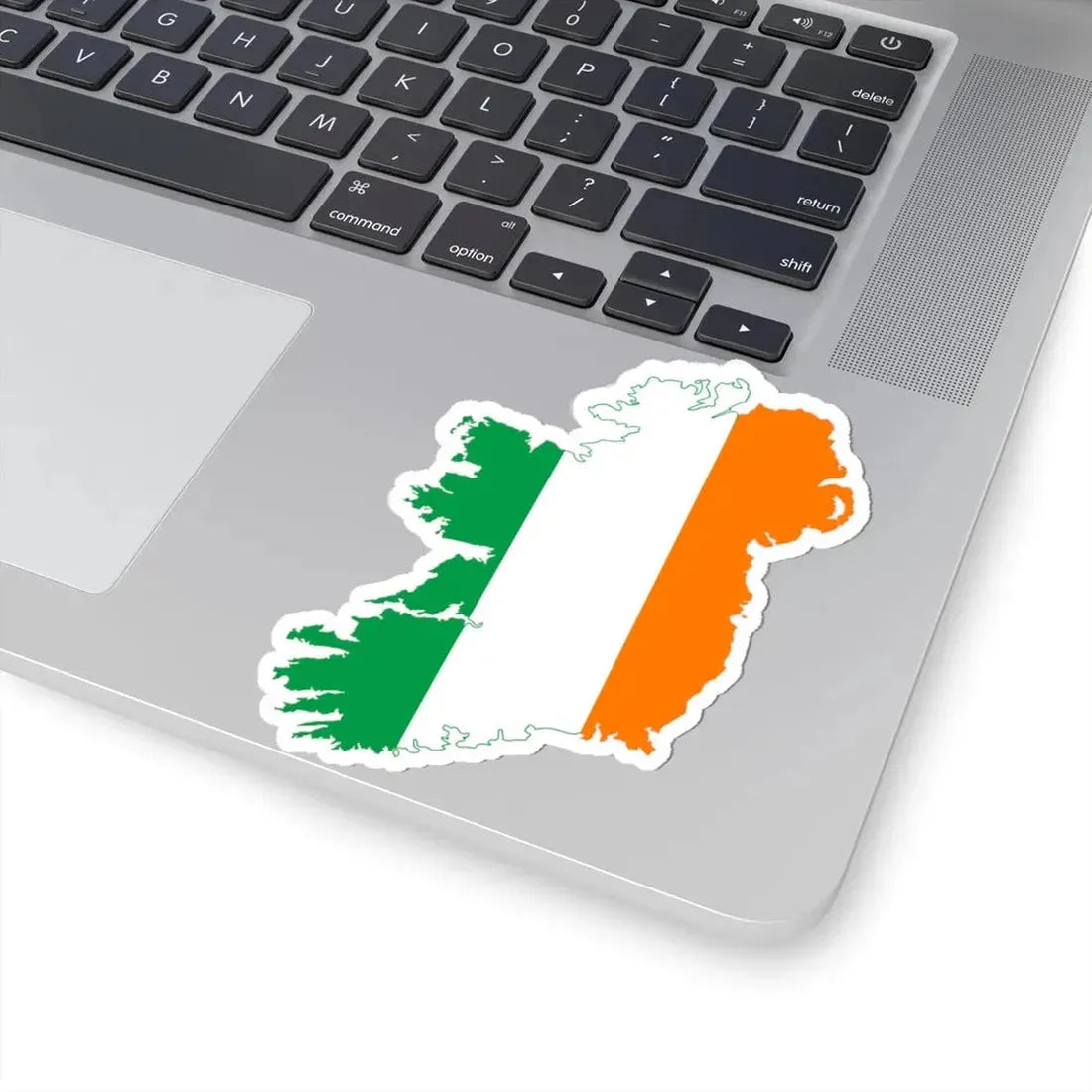 Flag-map of United Ireland (Ireland) STICKER Vinyl Kiss-Cut Decal - The Sticker Space
