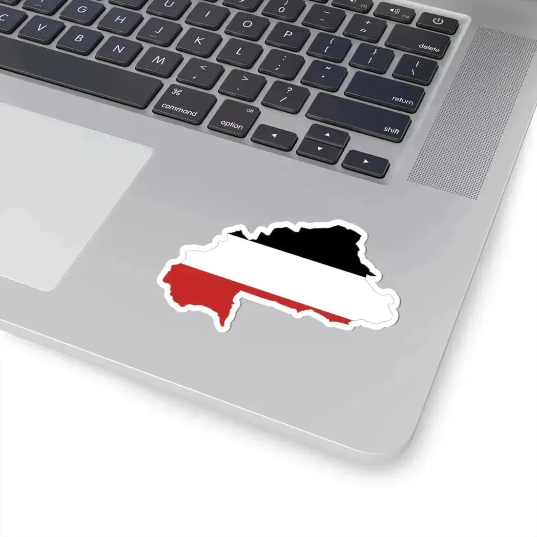 Flag map of Upper Volta (Burkina Faso) STICKER Vinyl Kiss-Cut Decal - The Sticker Space