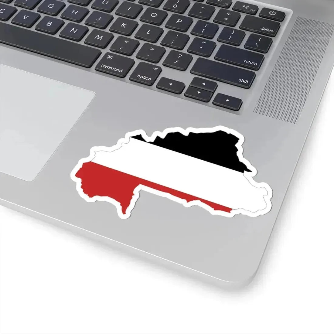 Flag map of Upper Volta (Burkina Faso) STICKER Vinyl Kiss-Cut Decal - The Sticker Space