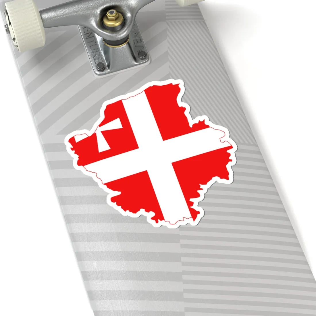 Flag-map of Volyn Oblast (Ukraine) STICKER Vinyl Kiss-Cut Decal - The Sticker Space