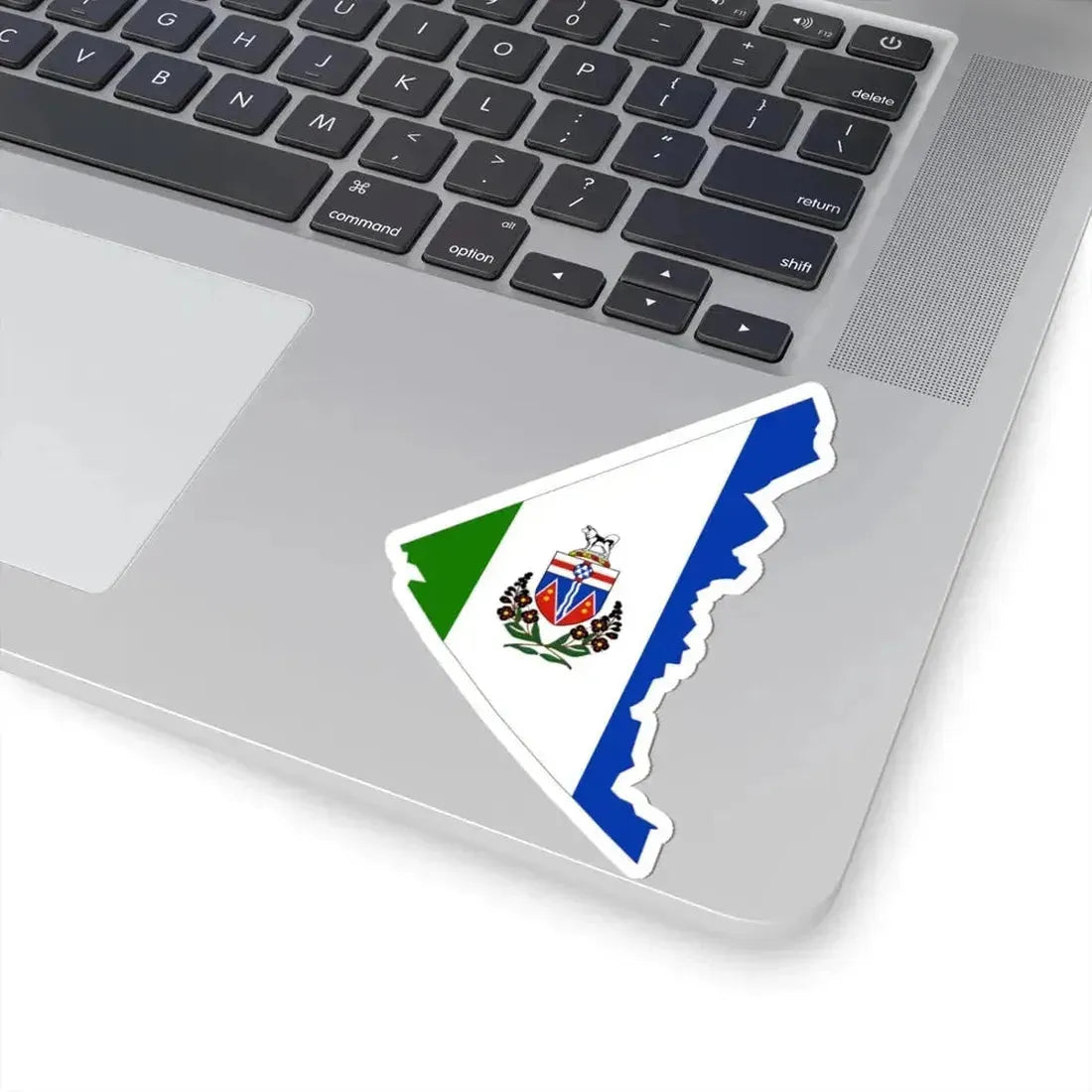 Flag-map of Yukon (Canada) STICKER Vinyl Kiss-Cut Decal - The Sticker Space
