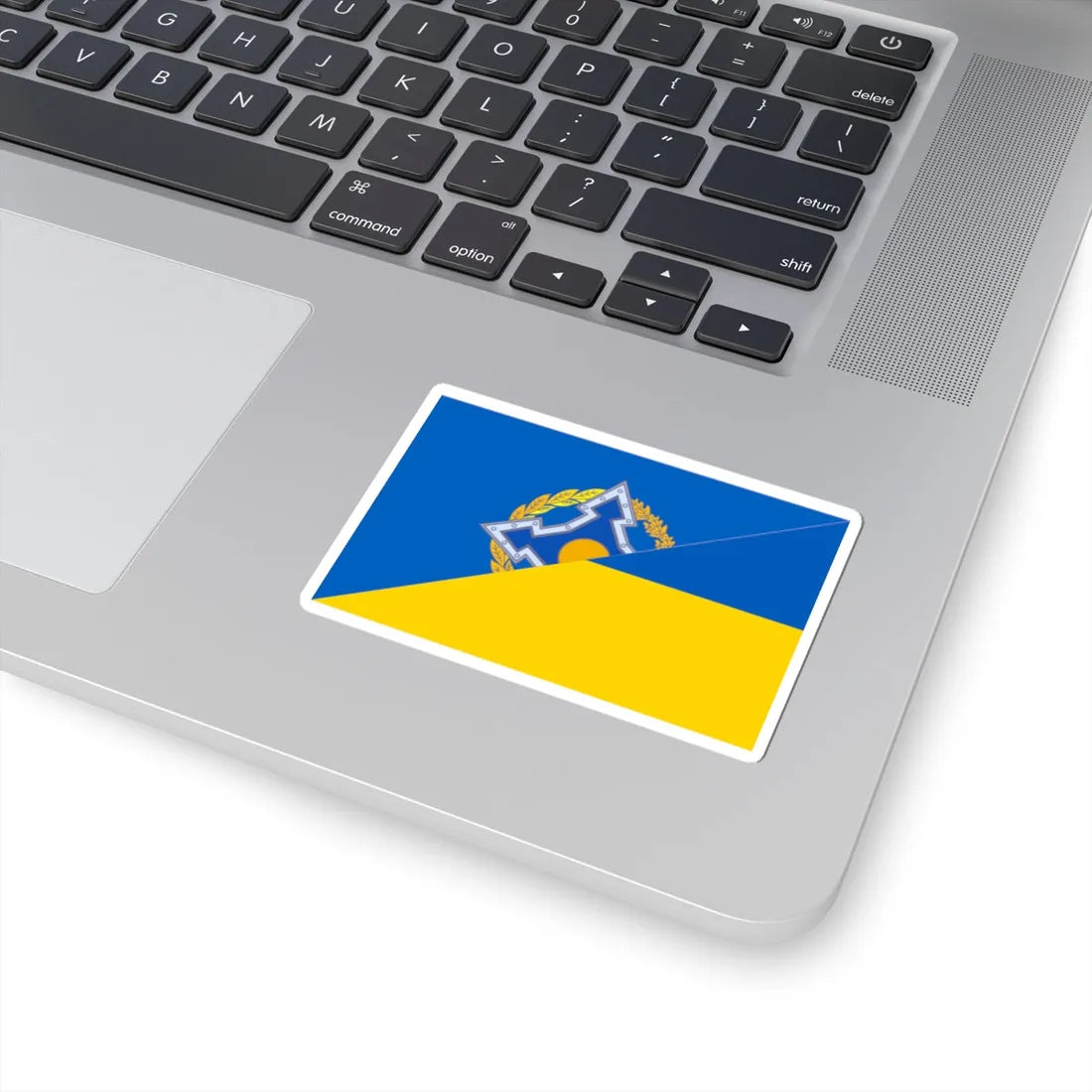 Flag ODKB and Ukraine (Ukraine) STICKER Vinyl Kiss-Cut Decal - The Sticker Space