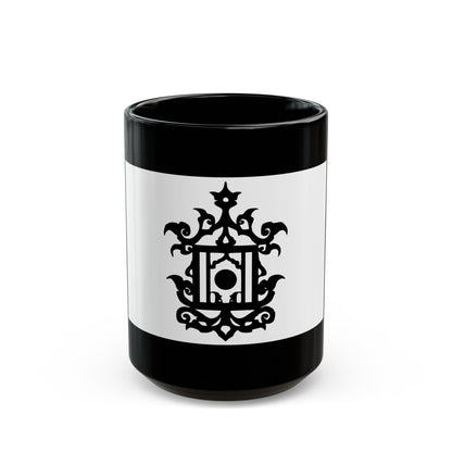 Flag of 18th Century Flag of Sulu Malaysia - Black Coffee Mug-15oz-The Sticker Space