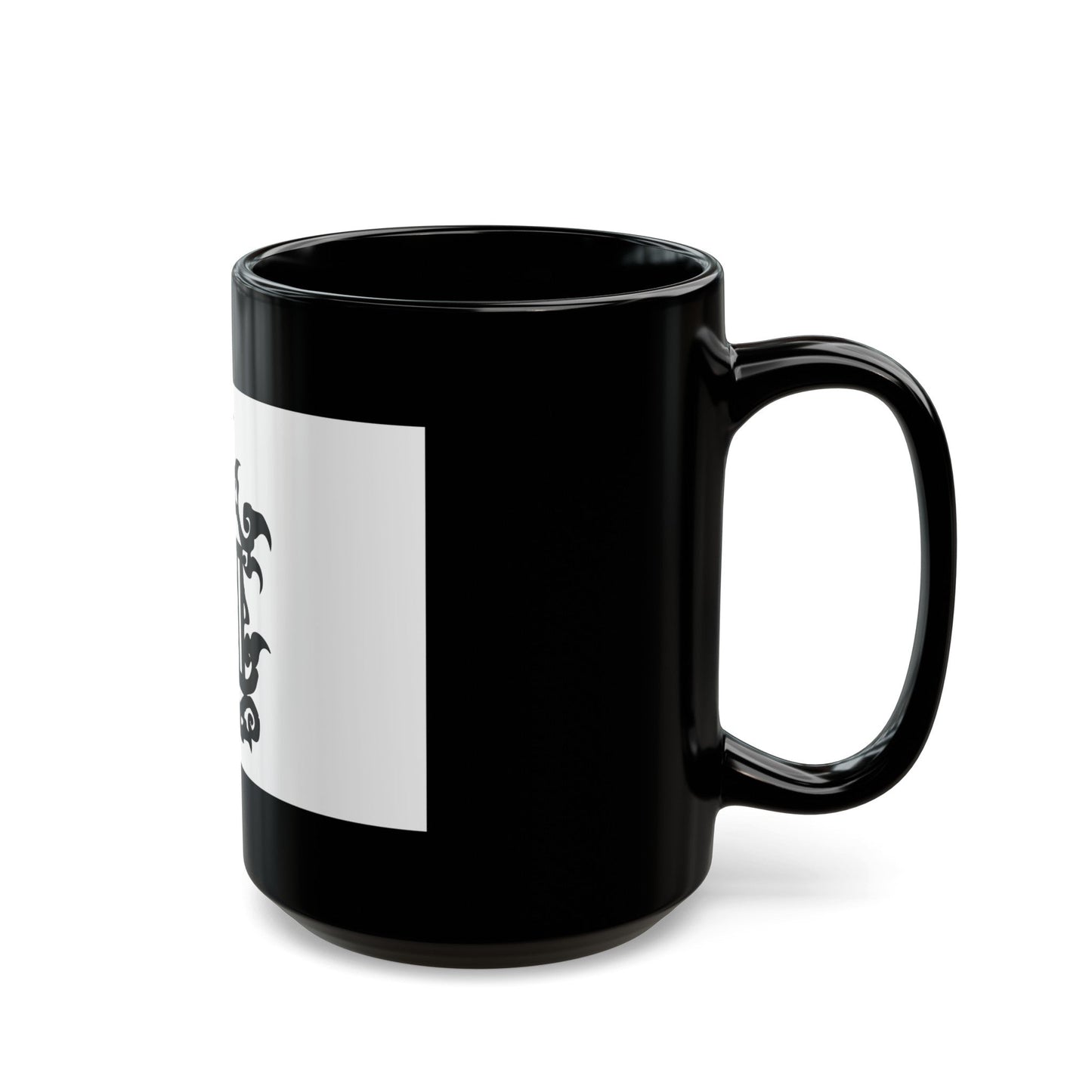 Flag of 18th Century Flag of Sulu Malaysia - Black Coffee Mug-The Sticker Space