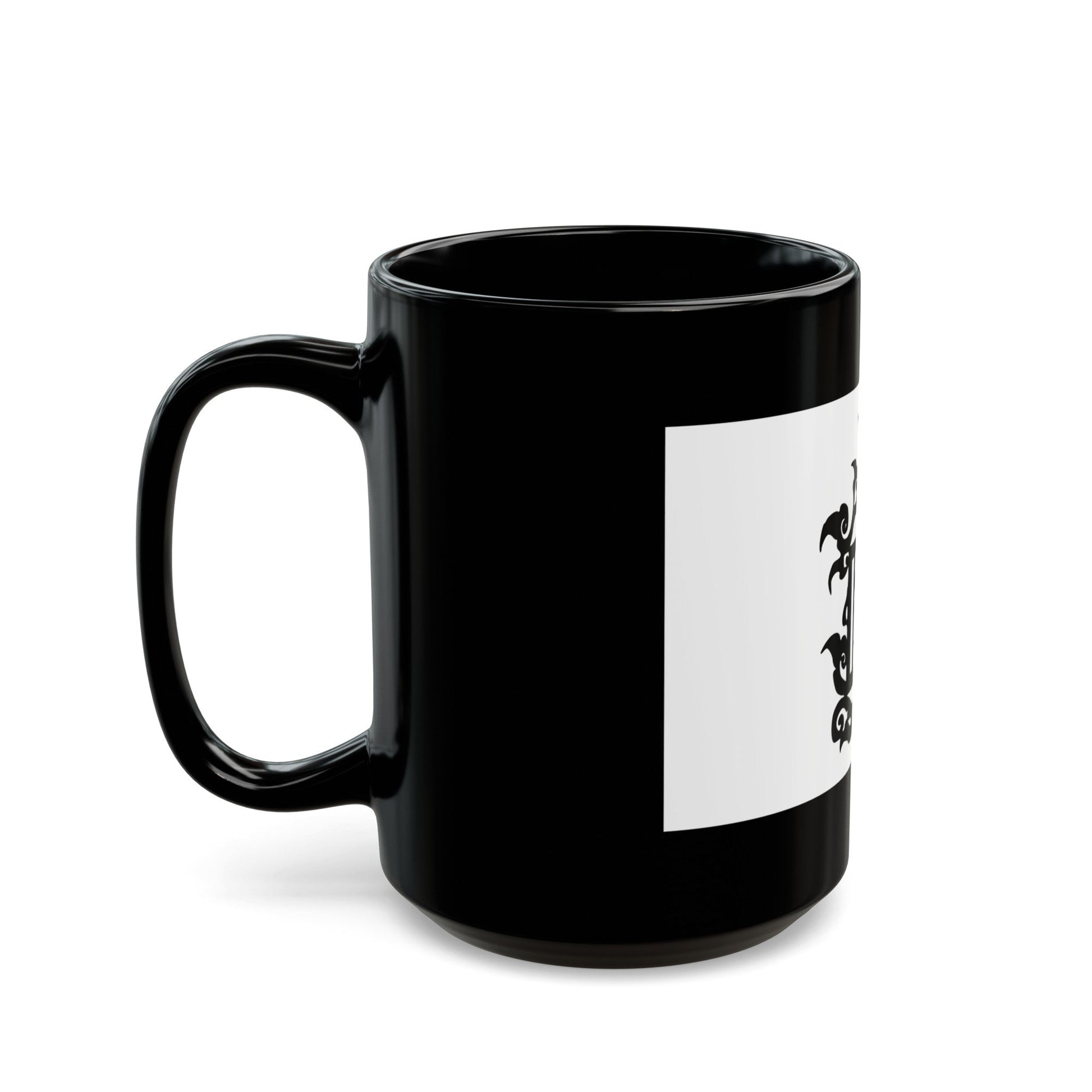 Flag of 18th Century Flag of Sulu Malaysia - Black Coffee Mug-The Sticker Space