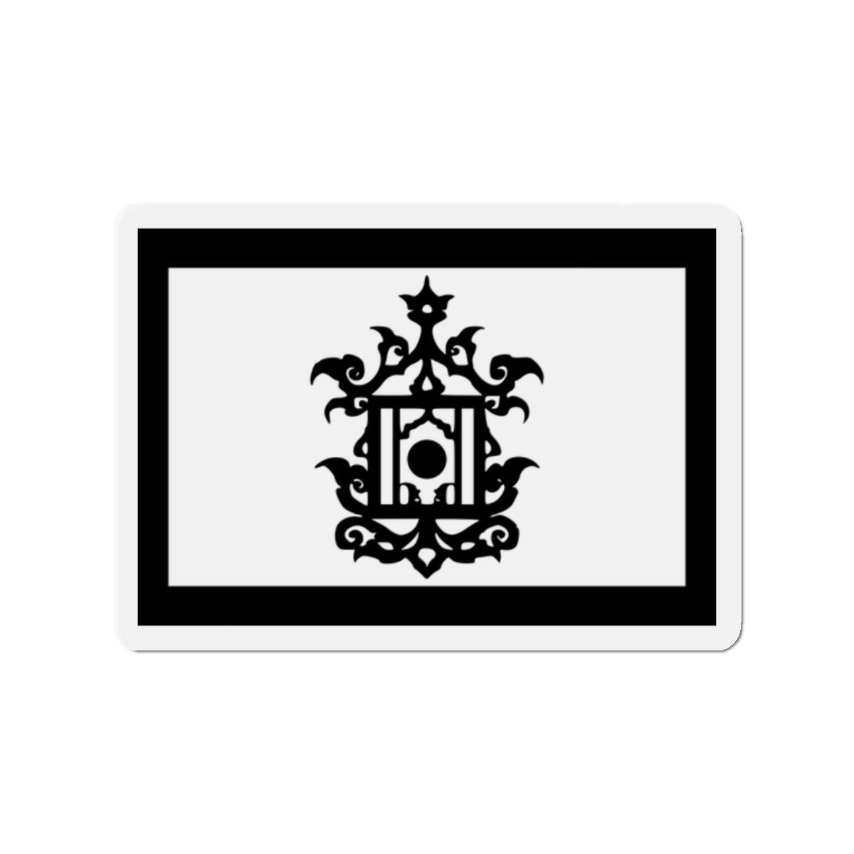 Flag of 18th Century Flag of Sulu Malaysia - Die-Cut Magnet-2" x 2"-The Sticker Space